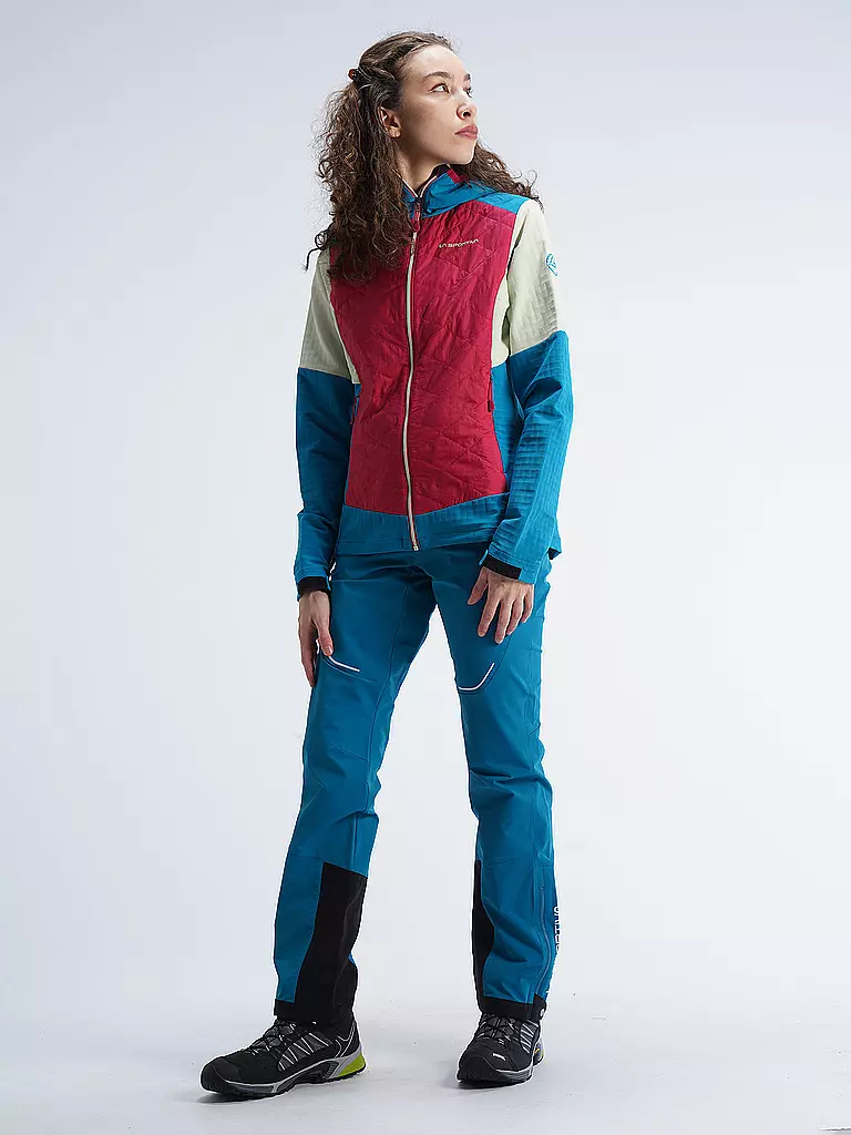 LA SPORTIVA | Damen Touren Hybridjacke Kap Hoodie | beere