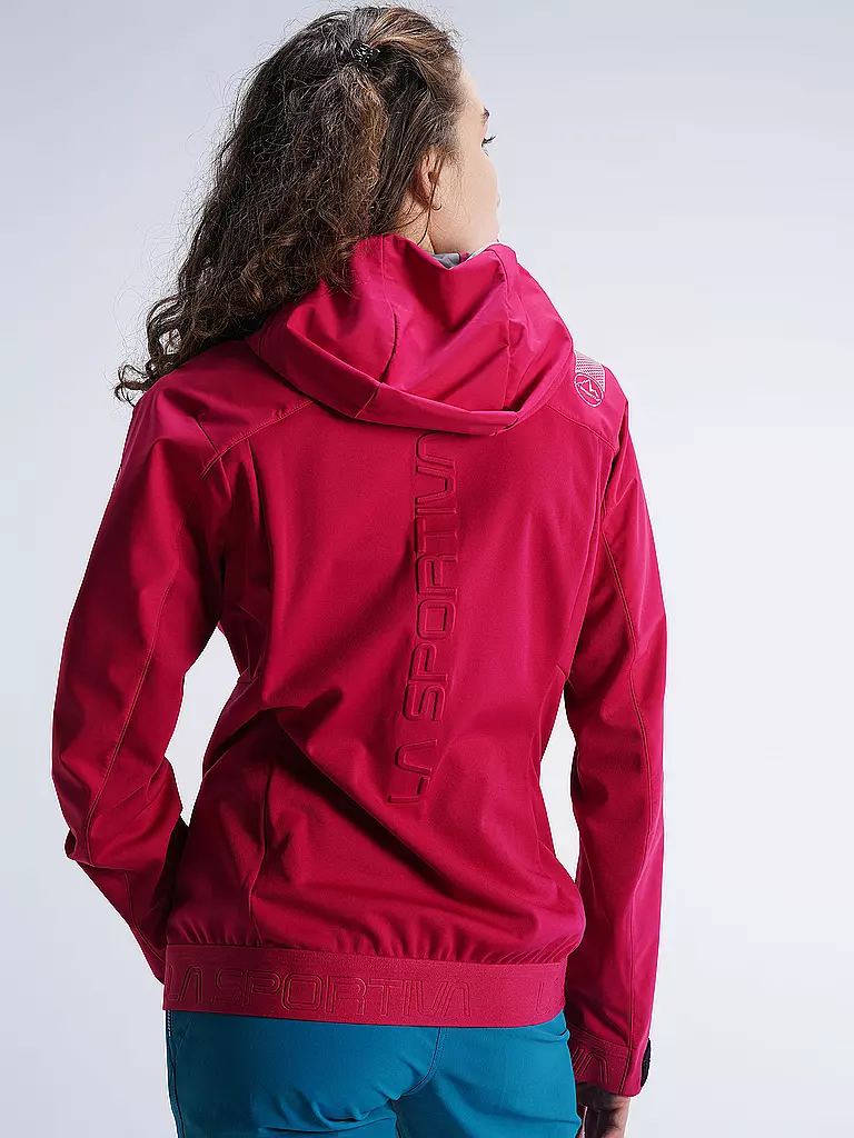 LA SPORTIVA | Damen Touren Softshelljacke Macnas Hoodie  | beere