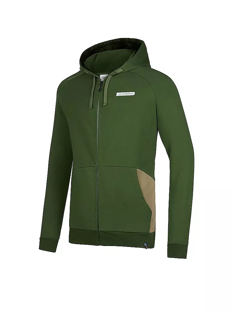 LA SPORTIVA | Herren Fleecejacke Kaos Hoodie | dunkelgrün