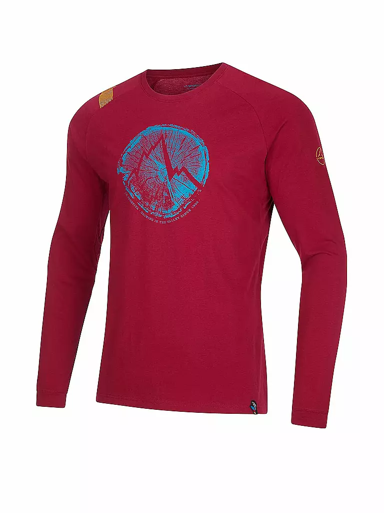 LA SPORTIVA | Herren Klettershirt Cross Section LS | rot