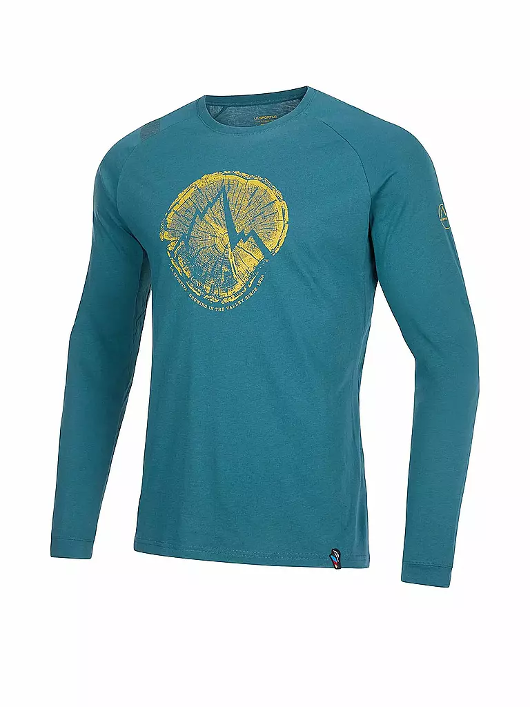 LA SPORTIVA | Herren Klettershirt Cross Section LS | petrol