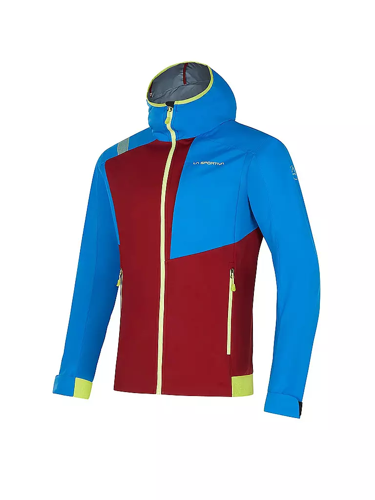 LA SPORTIVA | Herren Touren Softshelljacke Macnas Hoodie | dunkelrot