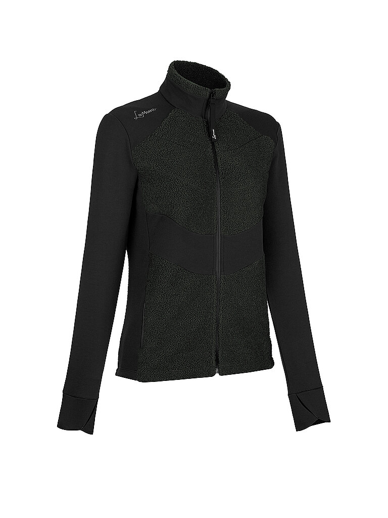 LAMUNT LAMUNT Damen Fleecejacke Sophia Cozy schwarz | 36, schwarz