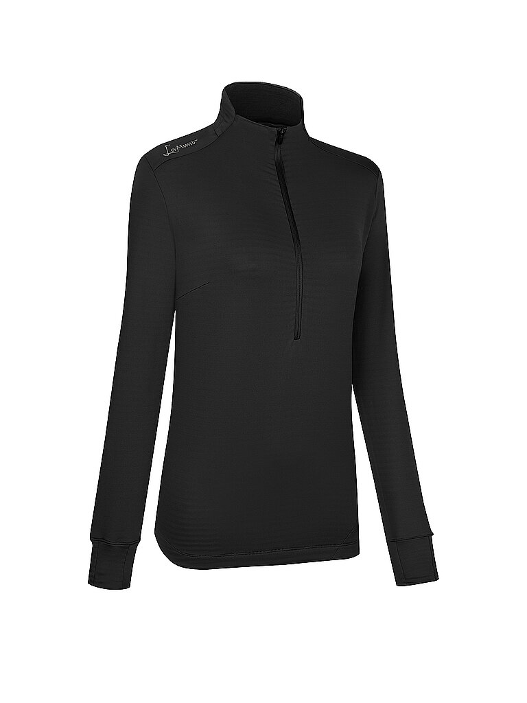 LAMUNT LAMUNT Damen Funktions Zipshirt Nora schwarz | 40, schwarz