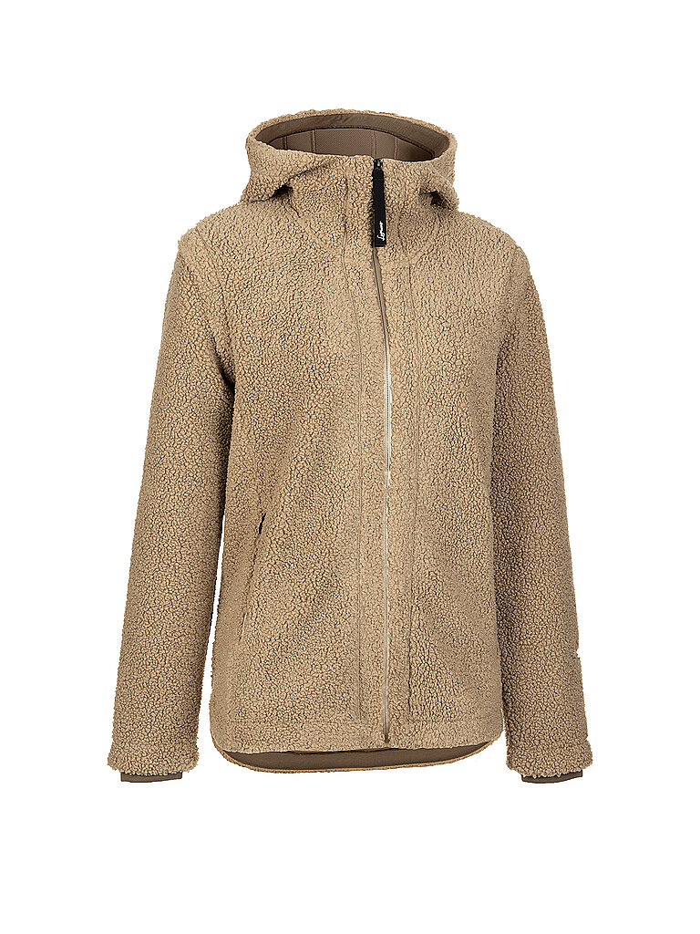LAMUNT LAMUNT Damen Fleecejacke Sabine Hoodie camel | 36, camel