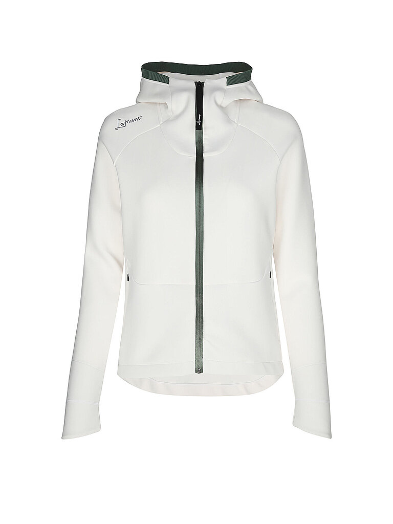 LAMUNT LAMUNT Damen Fleecejacke Antje Thermal Hoodie weiss | 36, weiss