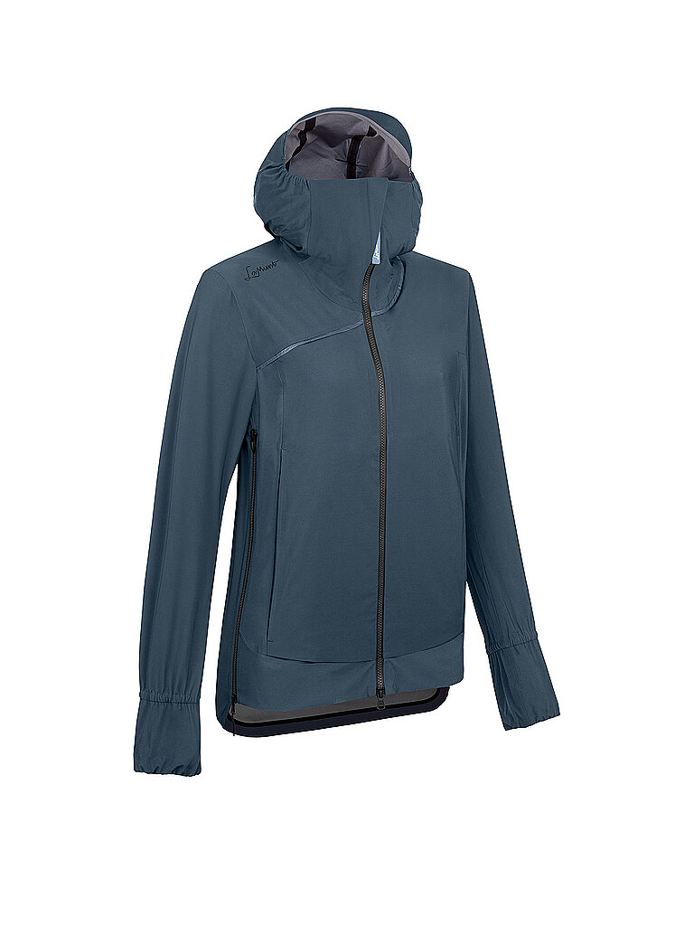 LAMUNT LAMUNT Damen Wanderjacke Sara Light 3L Hoodie dunkelblau | 36, dunkelblau