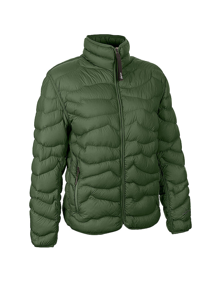 LAMUNT LAMUNT Damen Isojacke Bianca Light Rec. Down dunkelgrün | 36, dunkelgrün