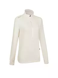 LAMUNT | Damen Funktions Zipshirt Nora | weiss