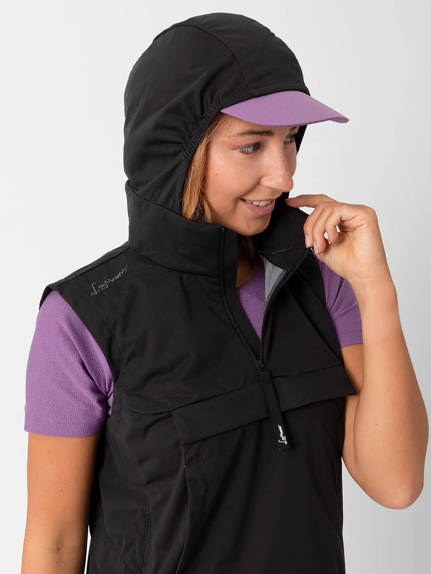 LAMUNT | Damen Weste Eliana Windproof | schwarz