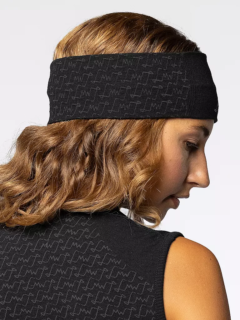 LAMUNT | Stirnband Alice Cashmere | schwarz