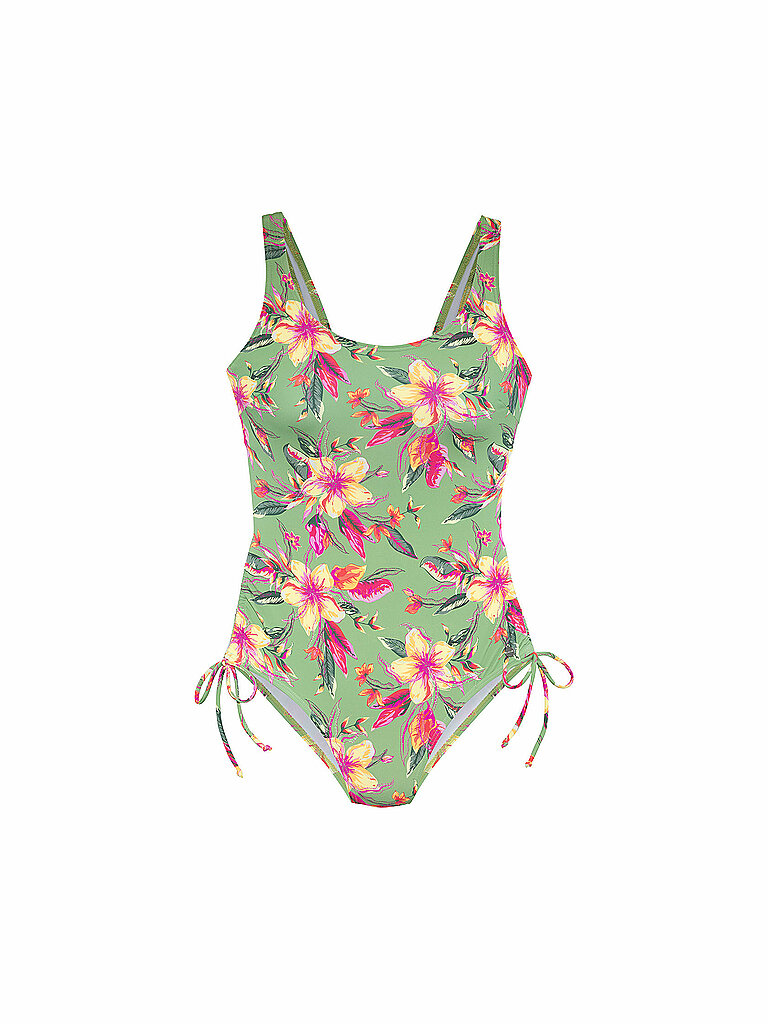 Lascana LASCANA Damen Badeanzug hellgrün | 34 A/B, hellgrün