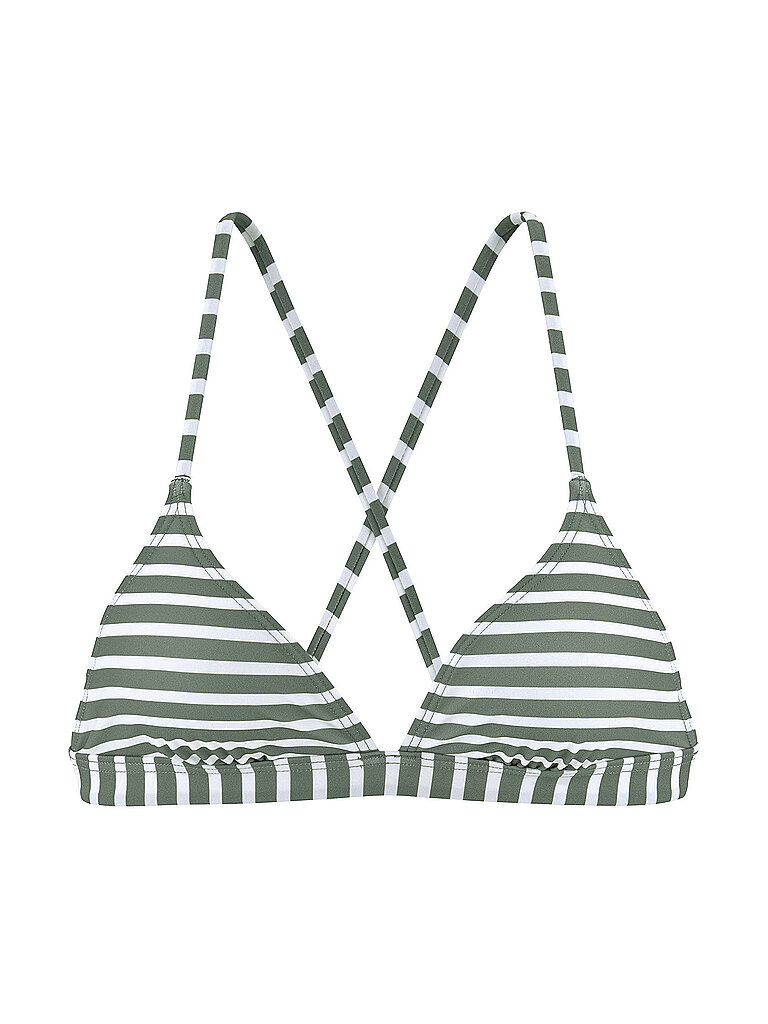 LASCANA Damen Bikinioberteil olive | 40 A/B