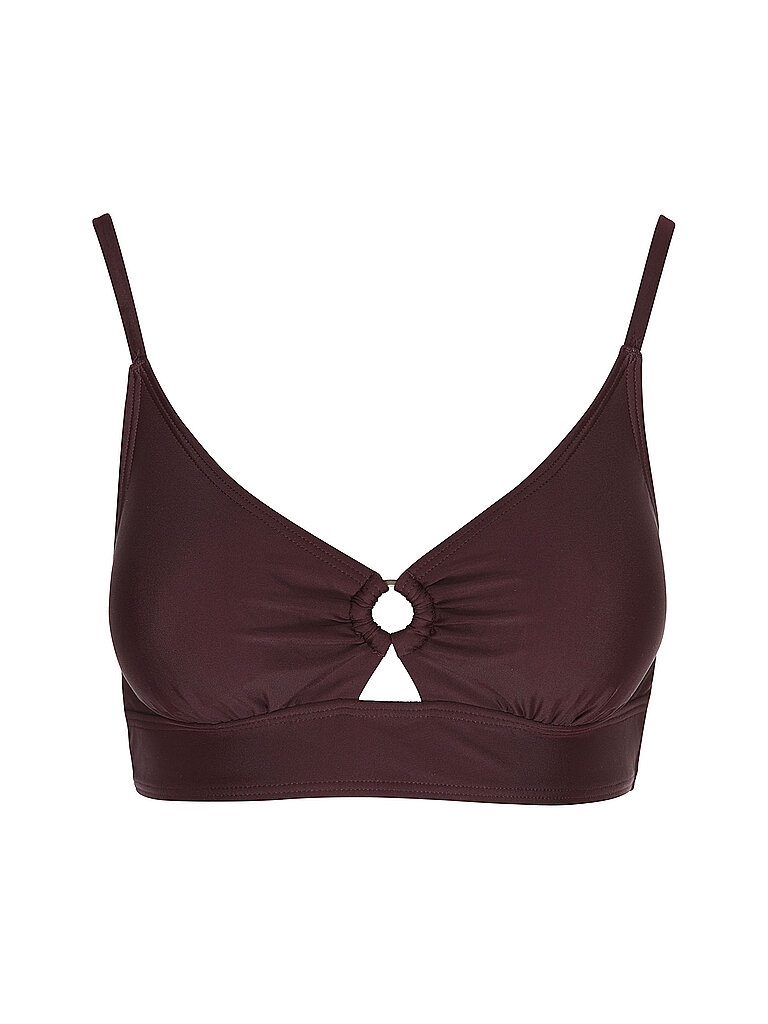 LASCANA Damen Bikinioberteil Bralette dunkelrot | 40 C/D