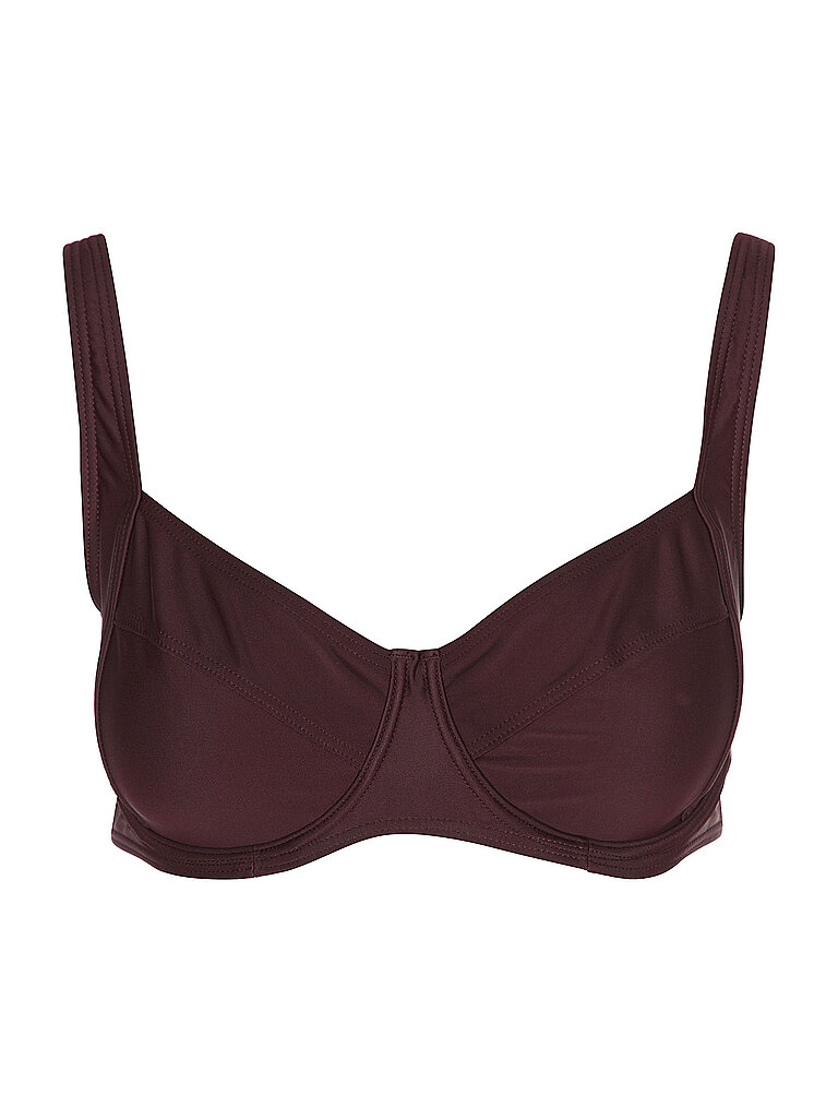 LASCANA Damen Bikinioberteil Bügel dunkelrot | 44E