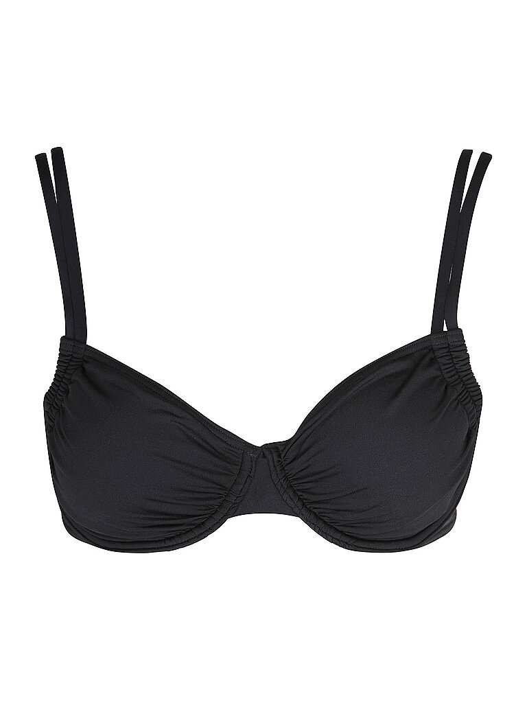 LASCANA Damen Bikinioberteil Bügel schwarz | 42C
