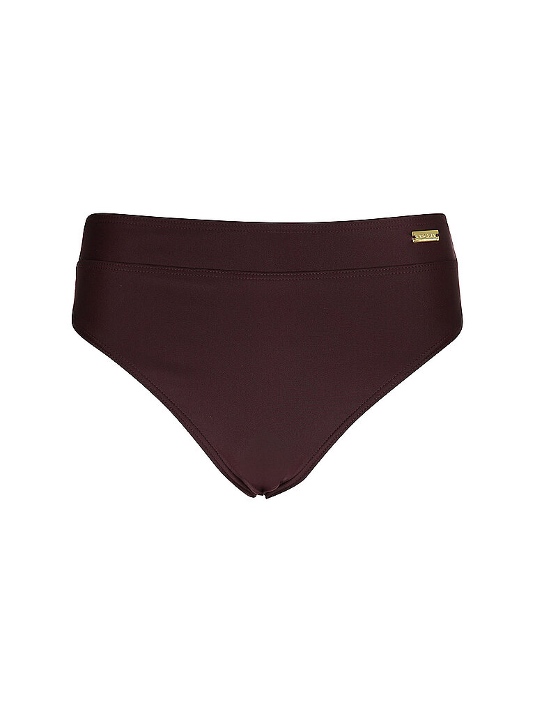 LASCANA Damen Bikinihose Highwaist dunkelrot | 44