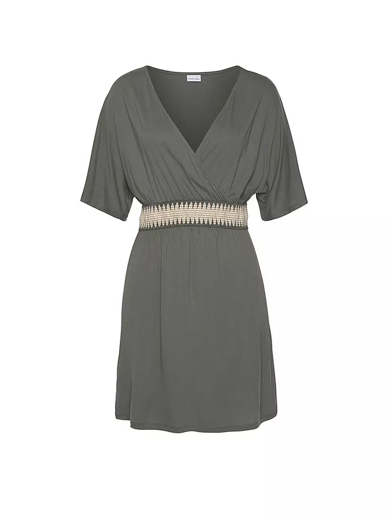 LASCANA | Damen Beachkleid | olive