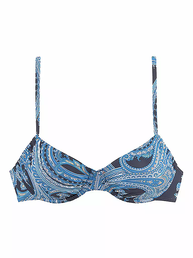 LASCANA | Damen Bikinioberteil Bügel BH Paisley | blau