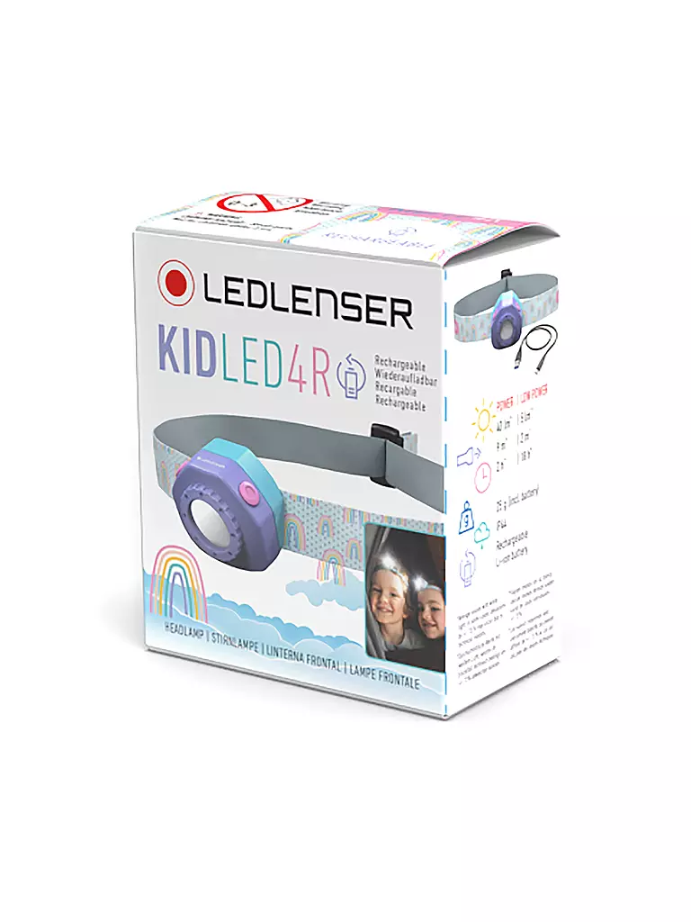 LED LENSER | Kinder Stirnlampe Kidled 4R | lila