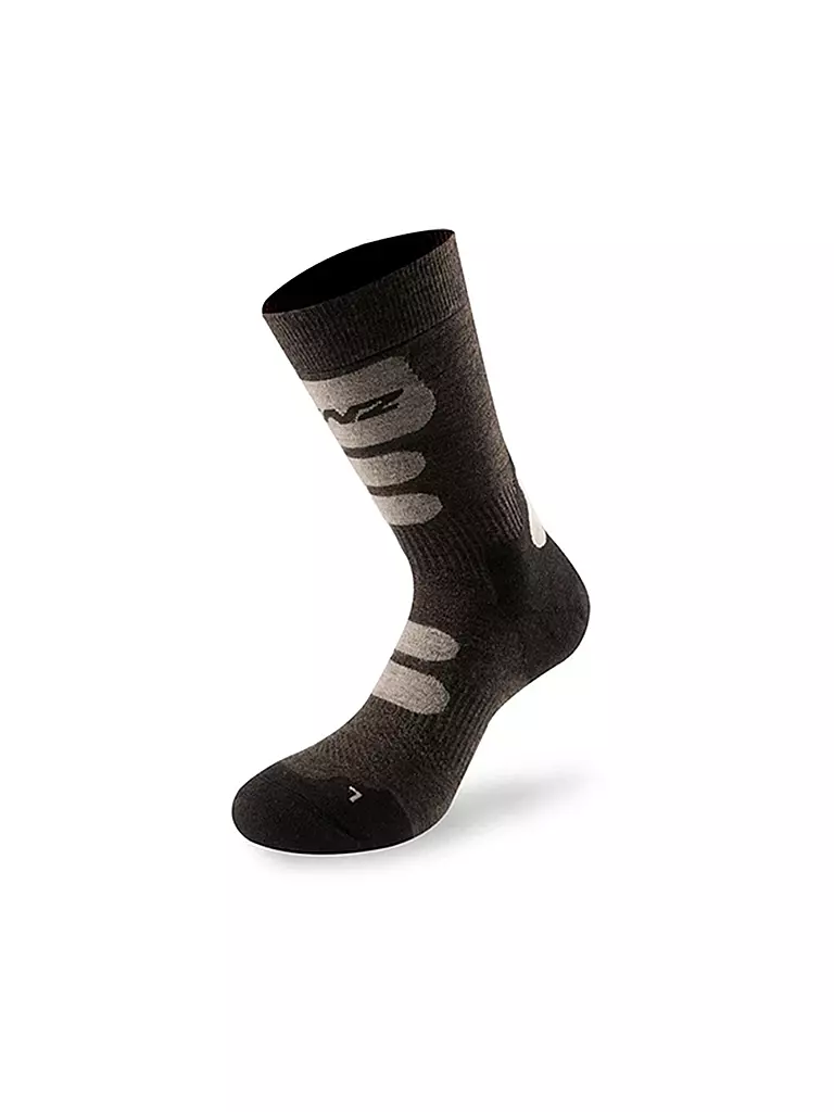 LENZ | Damen Wandersocken Trekking 8.0 | braun