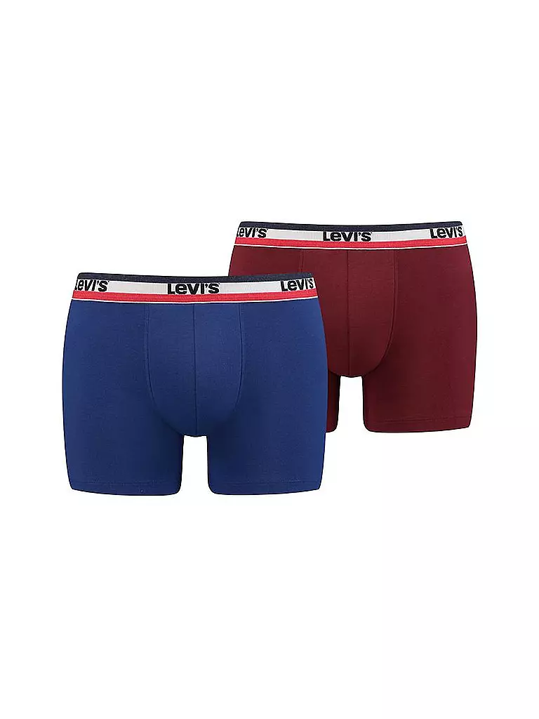 LEVI'S | Herren Unterhosen Boxer Brief 2er Pkg. | blau