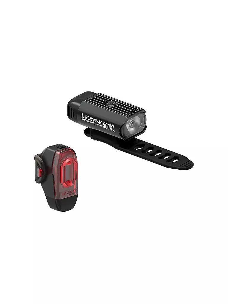 LEZYNE | Fahrrad-Beleuchtungsset Hecto Drive 500XL / KTV+ | schwarz