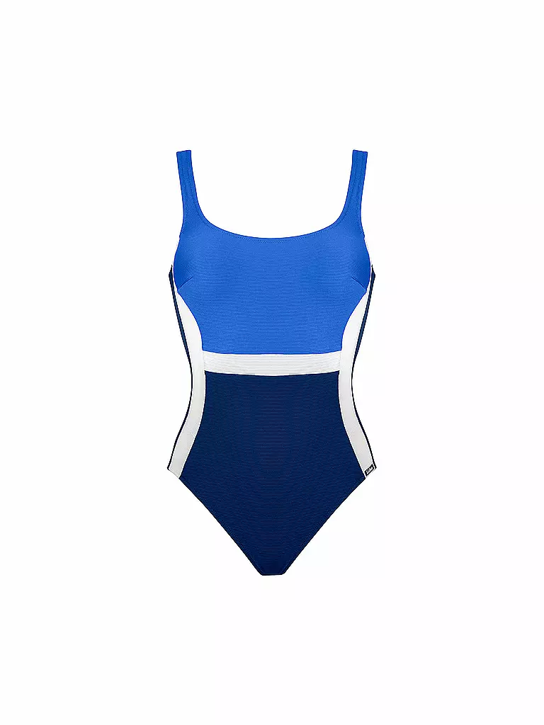 LIDEA | Damen Badeanzug Contrast | blau