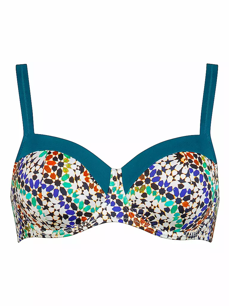 LIDEA | Damen Bikinioberteil Bügel Top Mandala | bunt