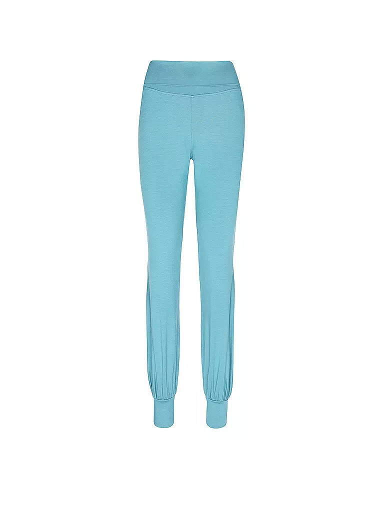 LOUNGE CHERIE | Damen Yogahose Conny | petrol