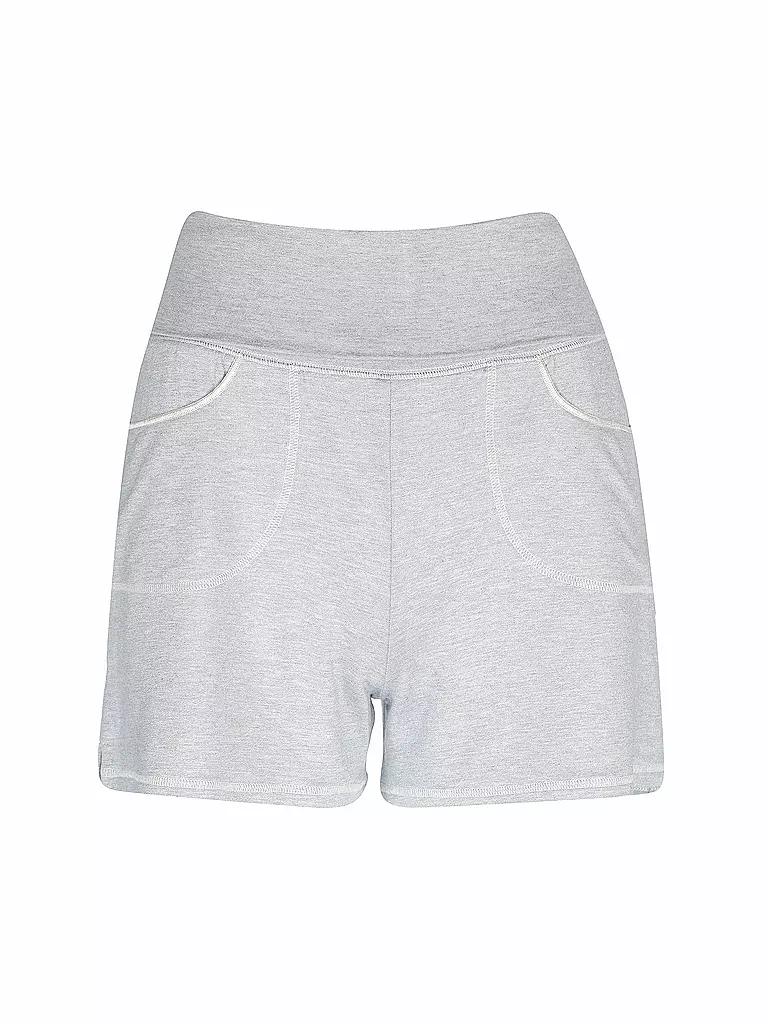 LOUNGE CHERIE | Damen Yogashort Anna Loose Ft | grau