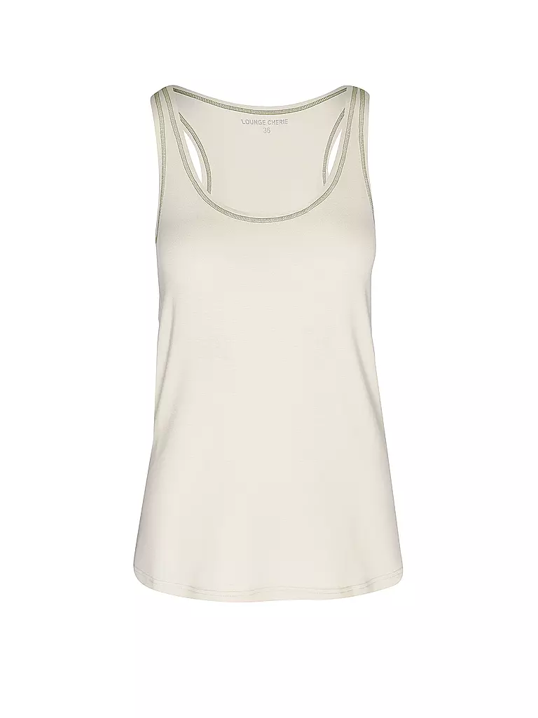 LOUNGE CHERIE | Damen Yogatank Daya | beige