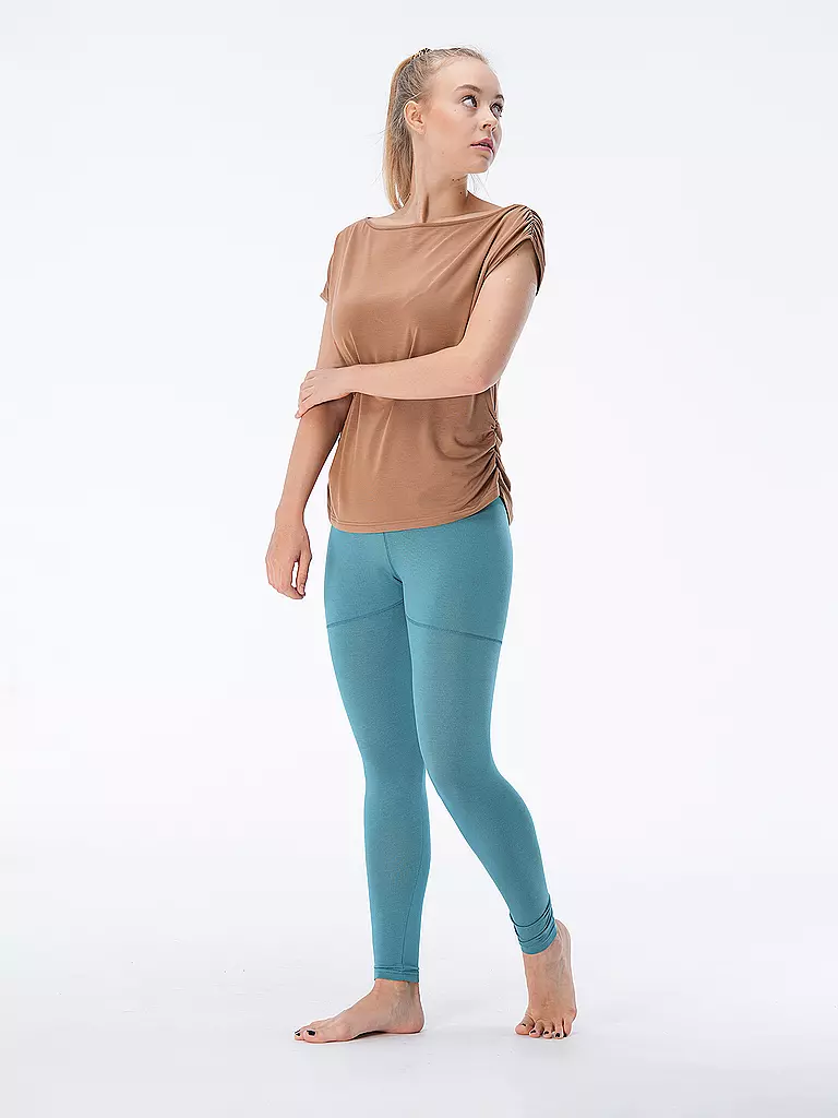 LOUNGE CHERIE | Damen Yogatight Nanda | petrol