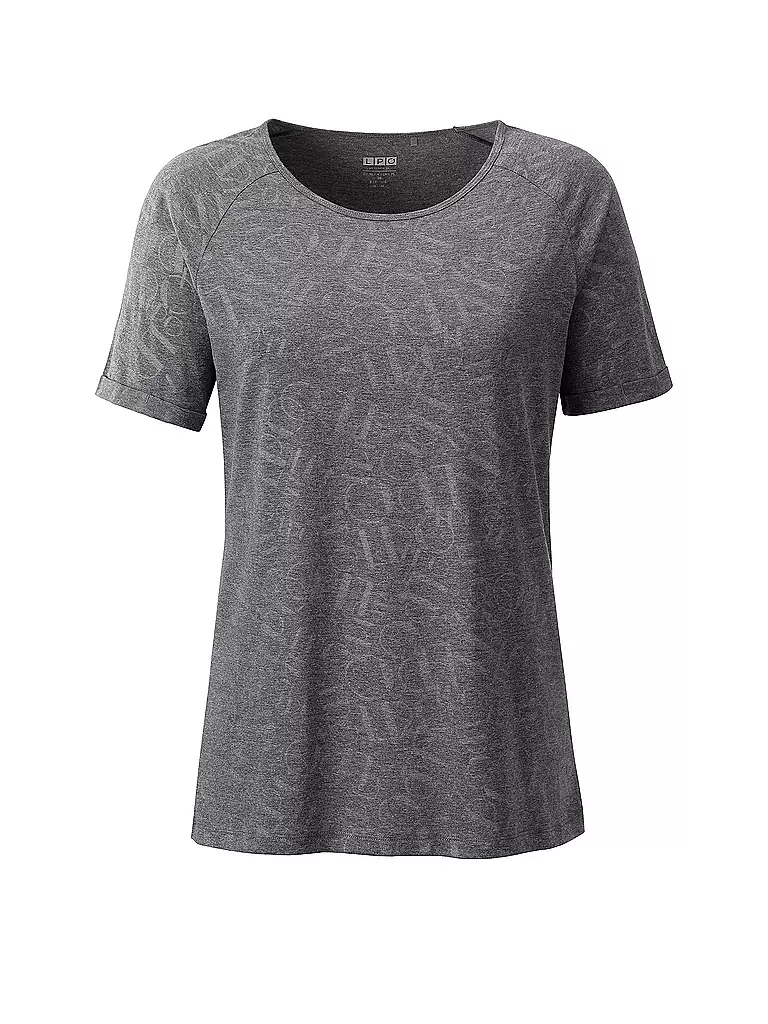 LPO | Damen T-Shirt Sheena Burnout Print | grau