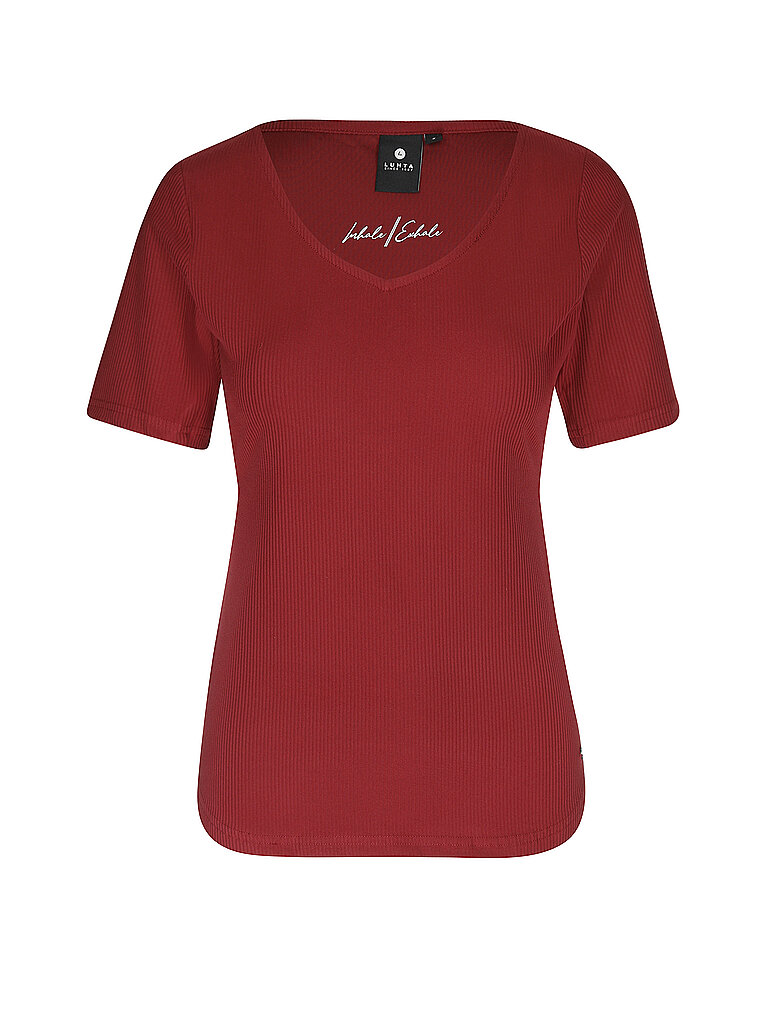 LUHTA LUHTA Damen T-Shirt Elli dunkelrot | XS, dunkelrot