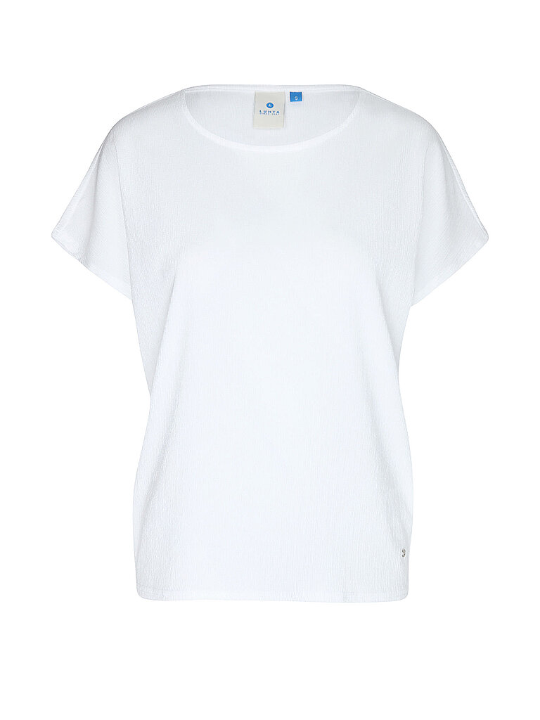 LUHTA Damen T-Shirt Hyppeis weiss | XS
