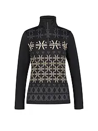 LUHTA | Damen Unterzieh Zipshirt Ahjola | Schwarz