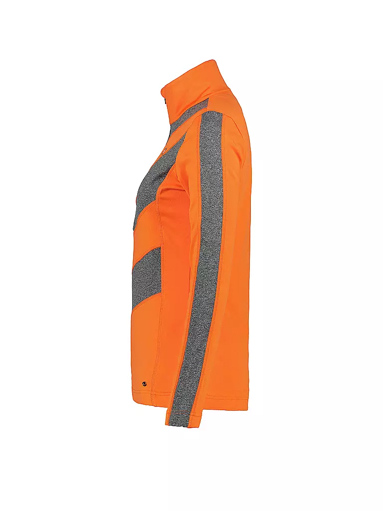 LUHTA | Damen Unterzieh Zipshirt Kuusa | orange