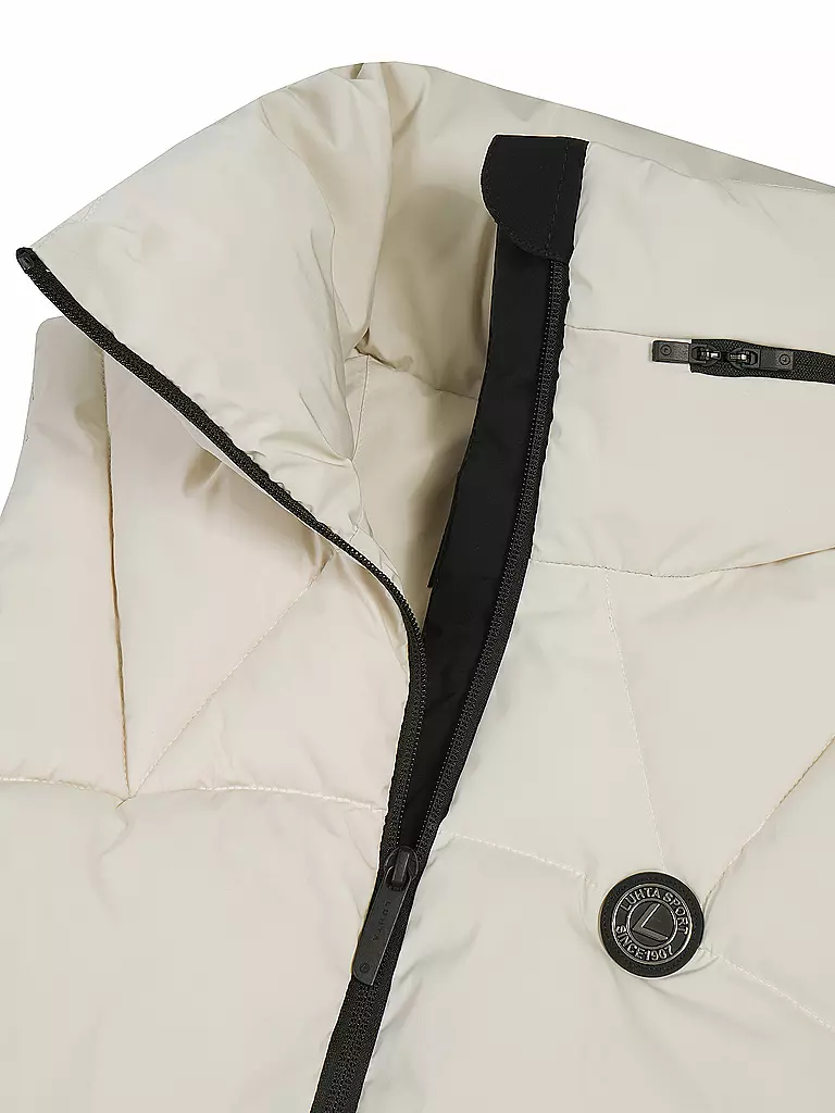 LUHTA | Damen Weste Ebbo Lang | beige