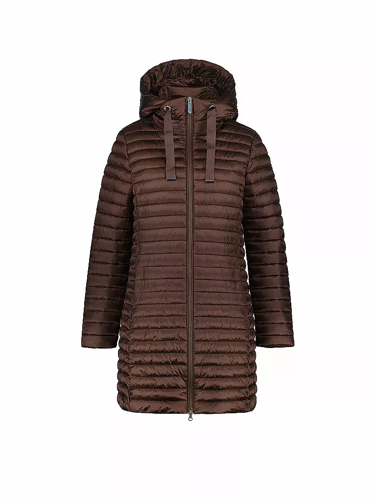 LUHTA | Damen Wintermantel Hietois Hoodie | dunkelrot