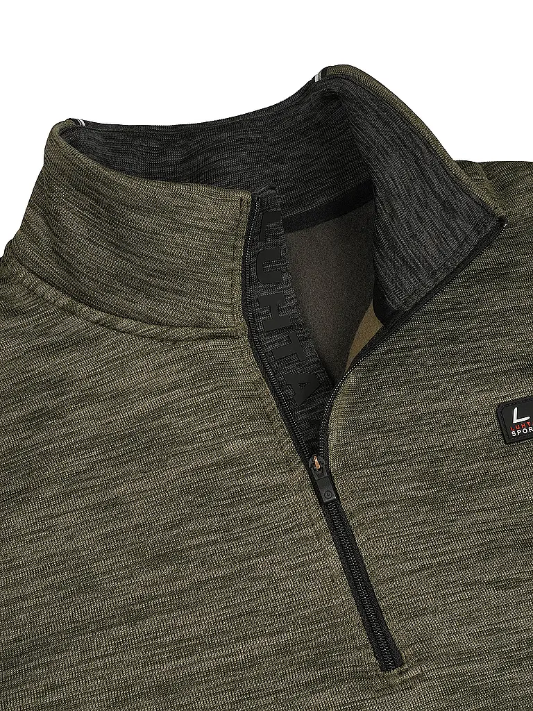 LUHTA | Herren Unterzieh Zipshirt Hammastunturi | Olive