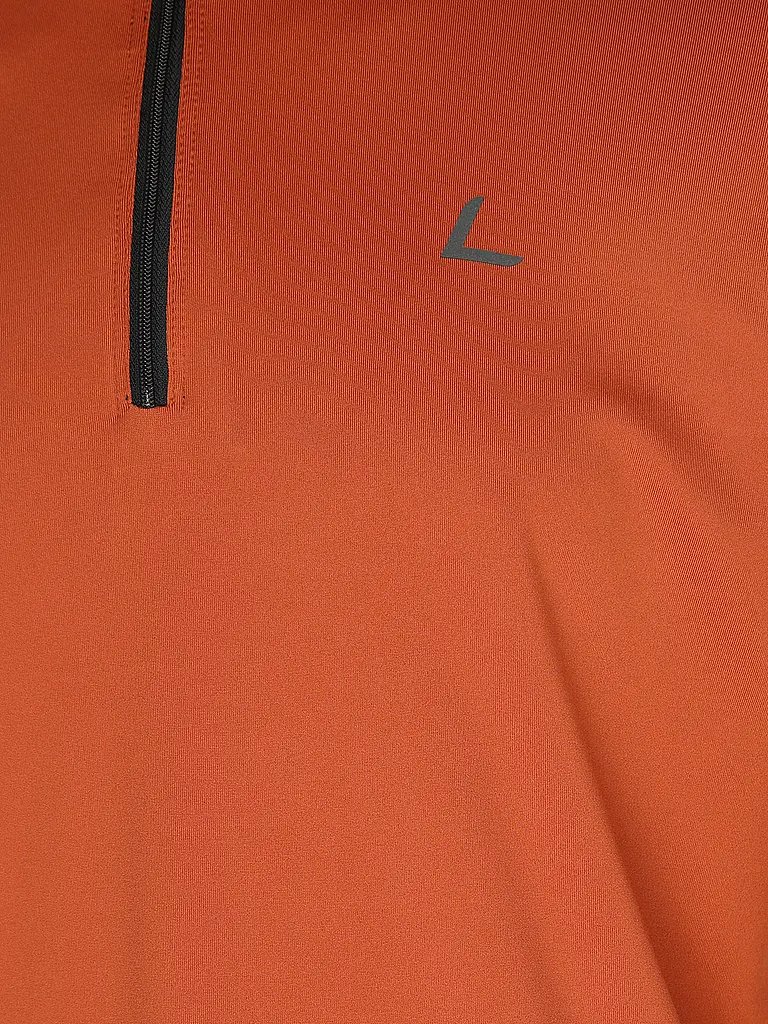 LUHTA | Herren Unterzieh Zipshirt Kankola | Orange
