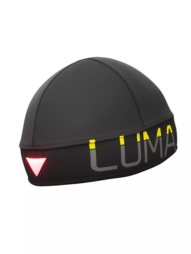 LUMA | Haube mit ‚Active‘-Stirnlampe | schwarz