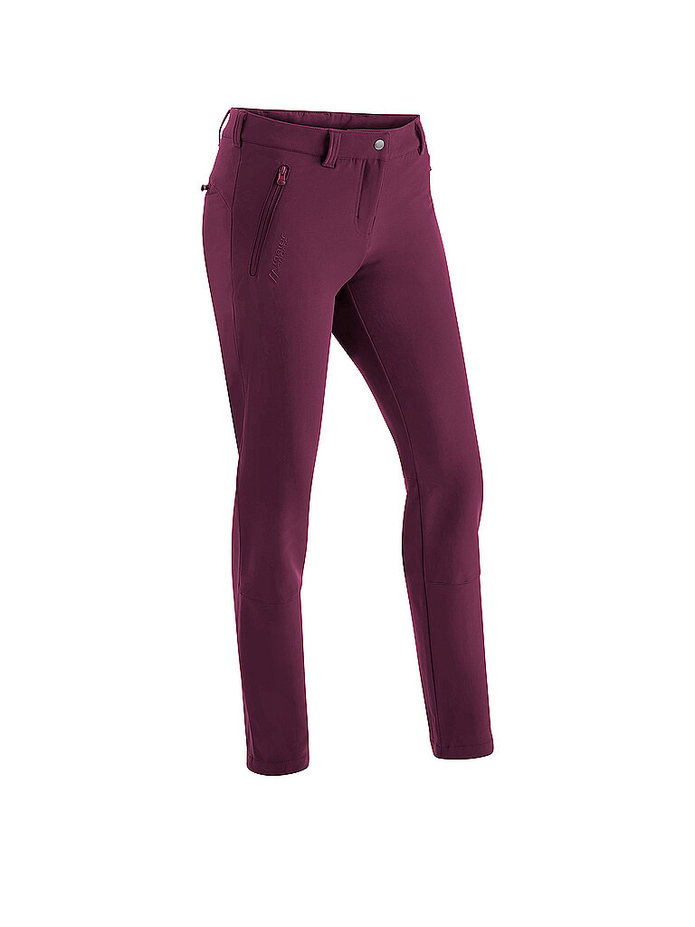maier sports MAIER SPORTS Damen Wanderhose Helga Slim dunkelrot | 42, dunkelrot