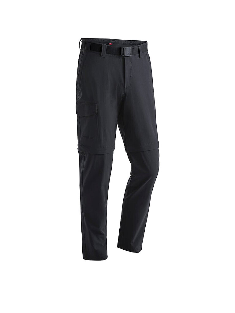 maier sports MAIER SPORTS Herren Wanderhose Torid Slim ZipOff schwarz | 48, schwarz