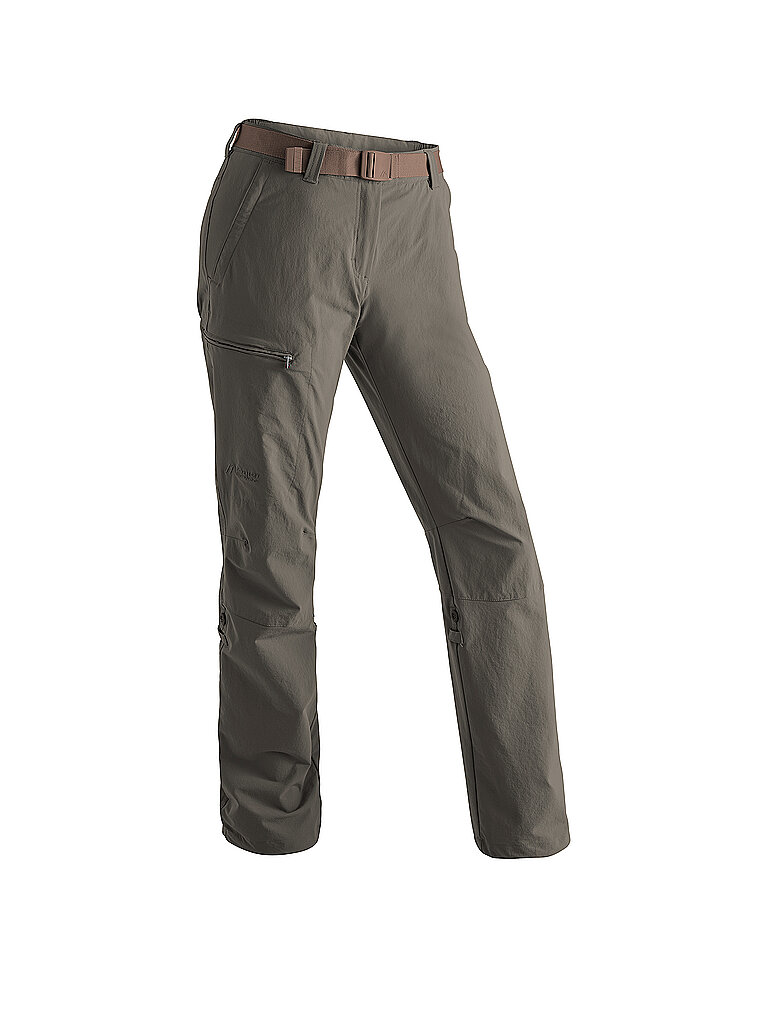 maier sports MAIER SPORTS Damen Wanderhose Lulaka Roll Up hellbraun | 34, hellbraun