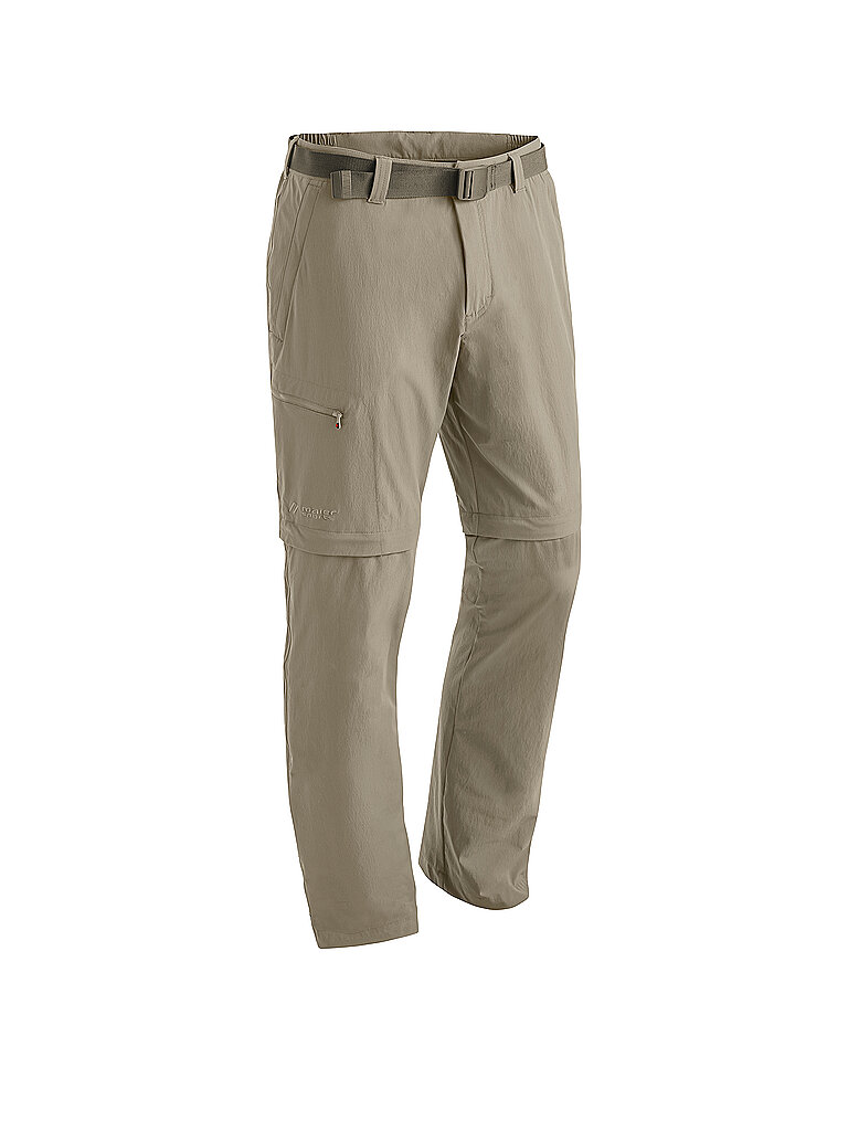 maier sports MAIER SPORTS Herren ZippOff-Wanderhose Tajo T beige | 46, beige