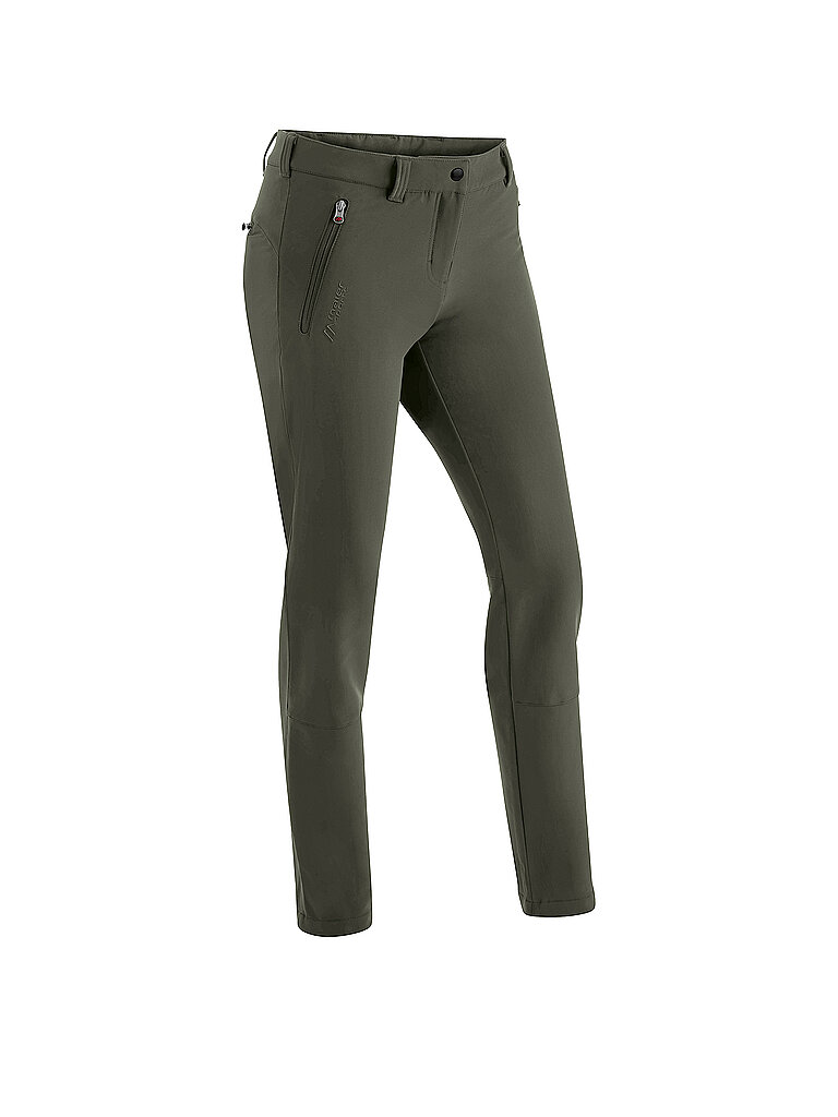 maier sports MAIER SPORTS Damen Funktionshose Helga Slim dunkelgrün | 34, dunkelgrün