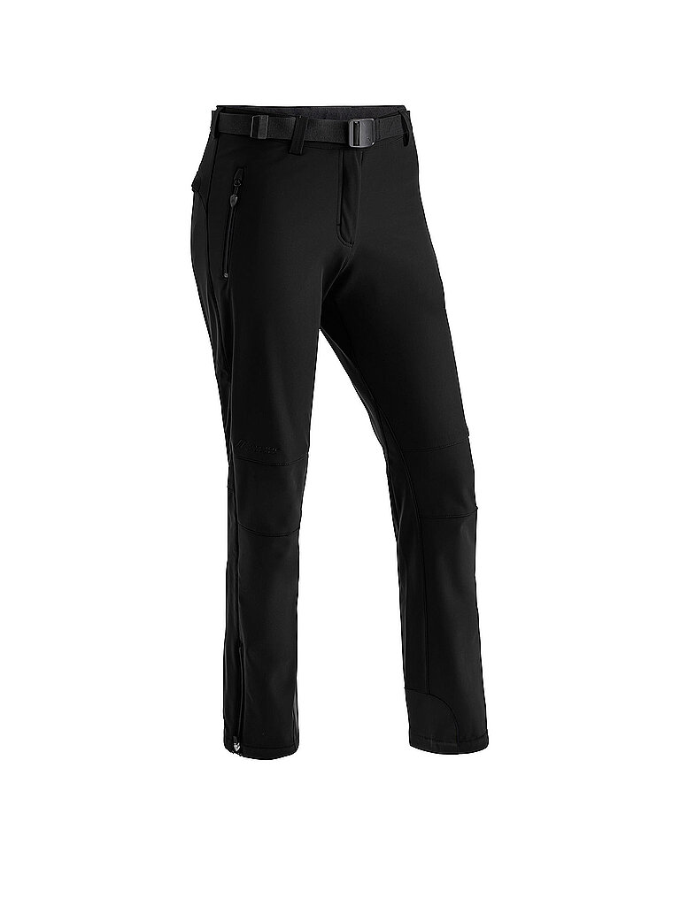 maier sports MAIER SPORTS Damen Softshell Wanderhose Tech Warm schwarz | 34, schwarz