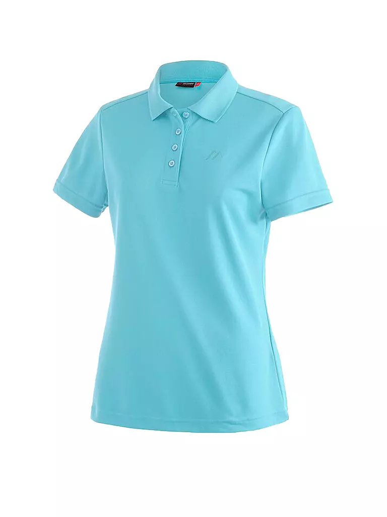 MAIER SPORTS | Damen Polo Ulrike | hellblau